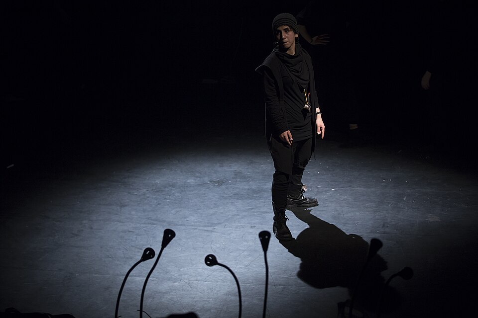 Performer on stage